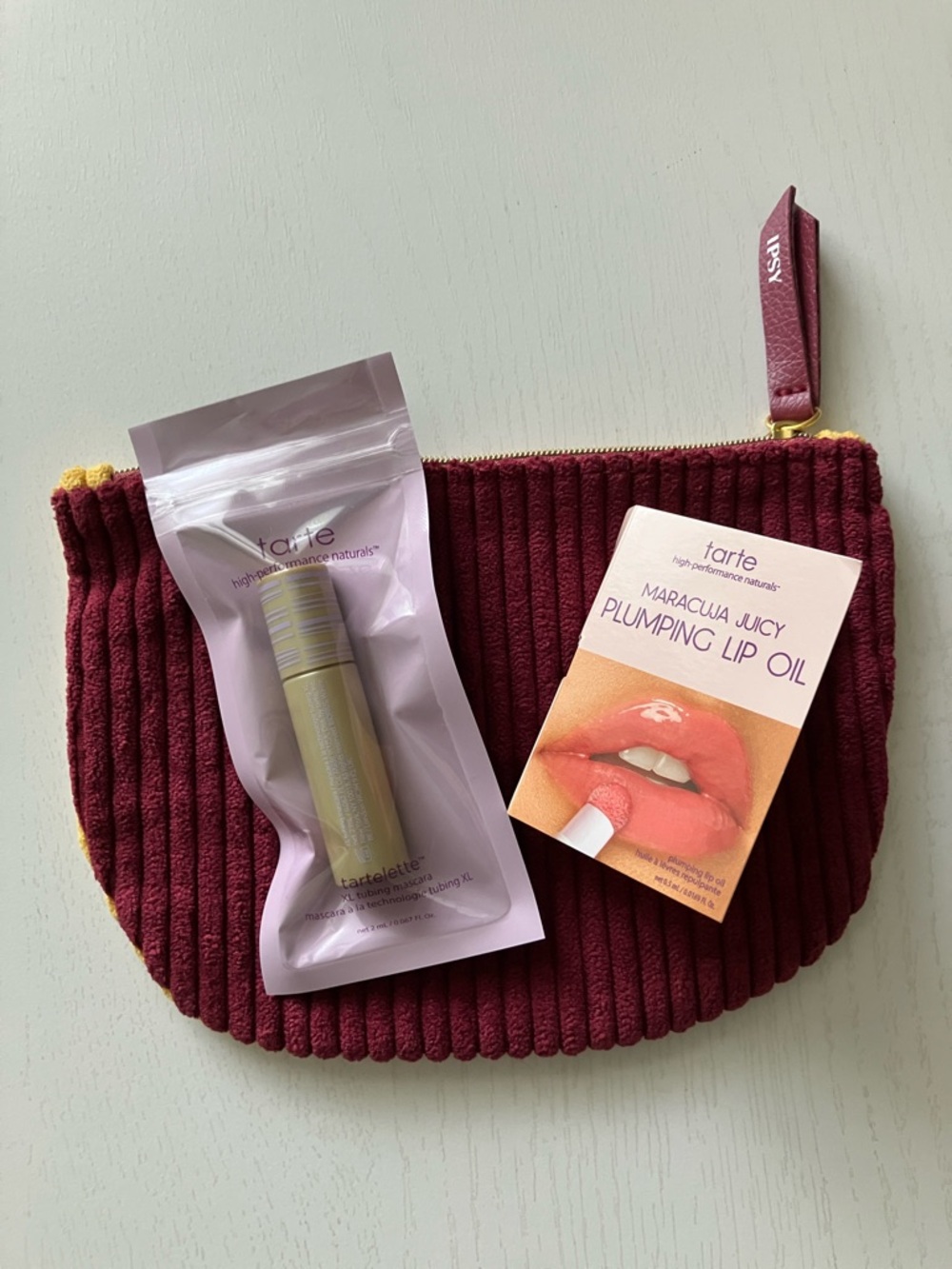Tarte Tubing Mascara/Tarte Maracuja Juicy Plumping Lip Oil + Ipsy Bag